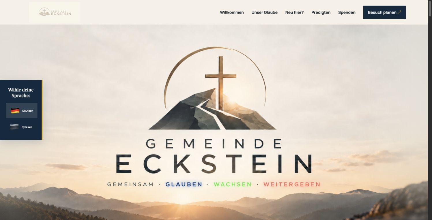 Screenshot von Gemeinde Eckstein
